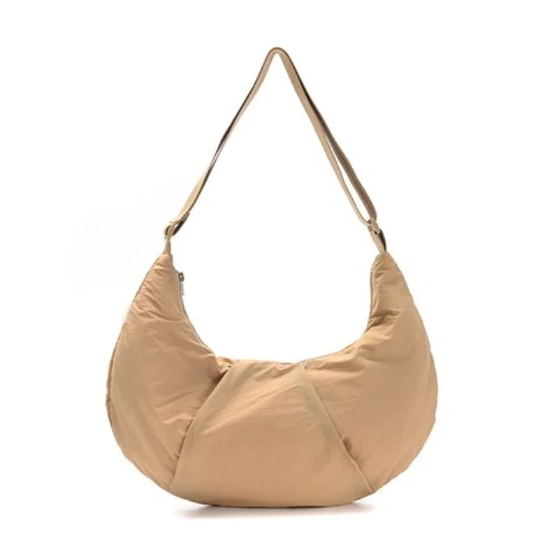 Cartera Bandolera Round ABC Camel 40x21 cm Skora - 41793