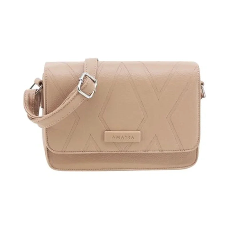 Cartera Bandolera PU Camel 22x15x8 cm Amayra - 67.8700089