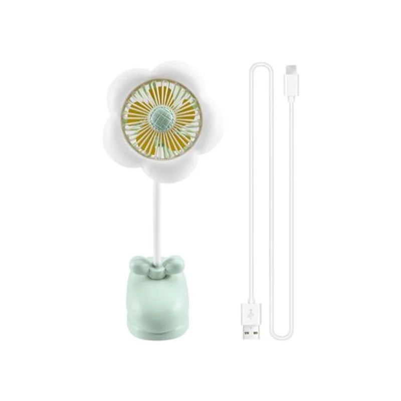 Ventilador Con Clip Flor 28 X 9,8 Cm Colores Surtidos