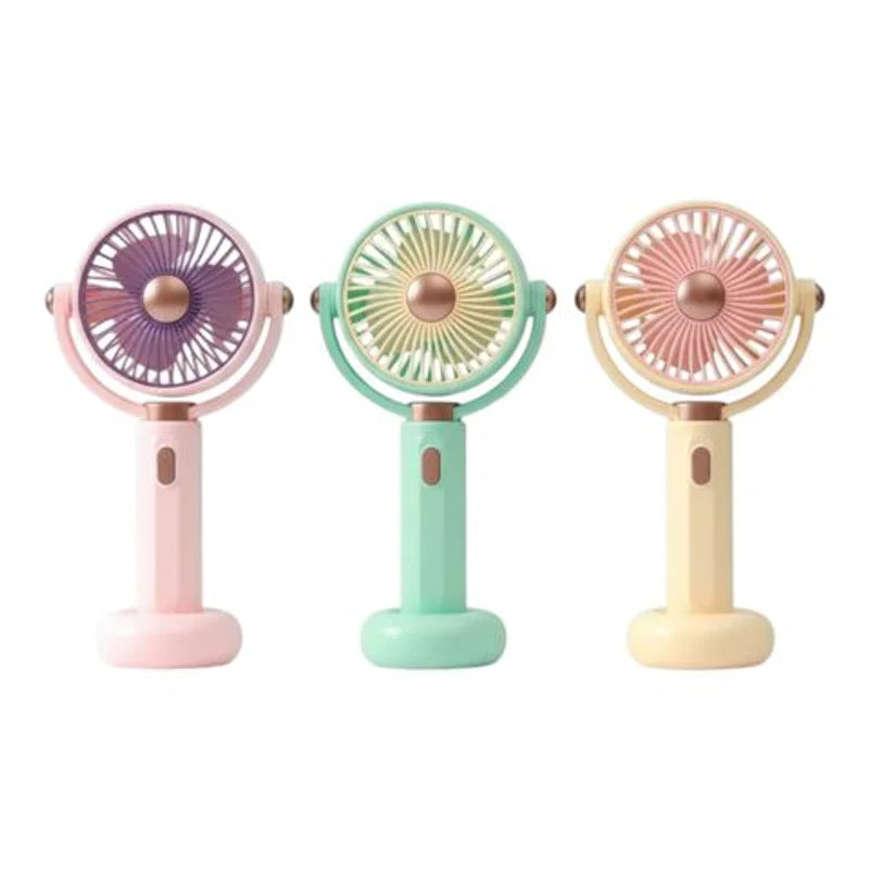 Ventilador De Mano Carga USB 19,1 X 10,4 Cm Colores Surtidos