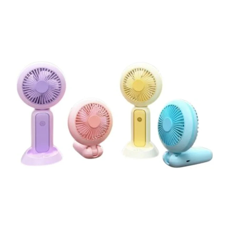 Ventilador De Mano Carga USB 21 X 10,5 Cm Colores Surtidos