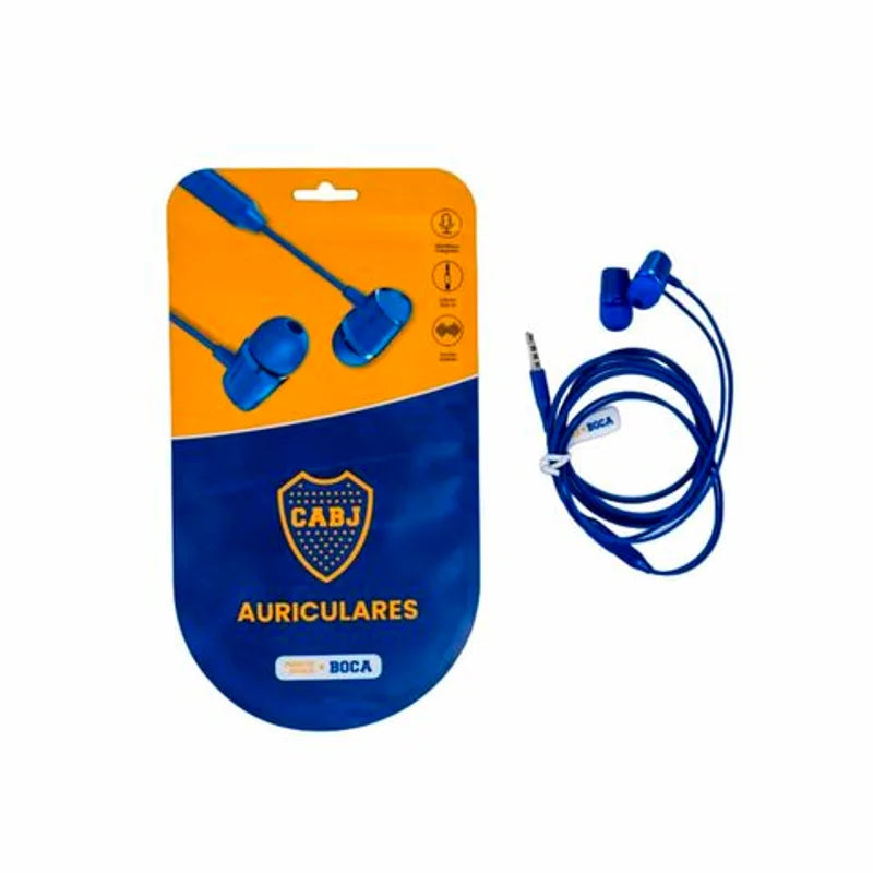 Auricular Con Cable Boca Juniors
