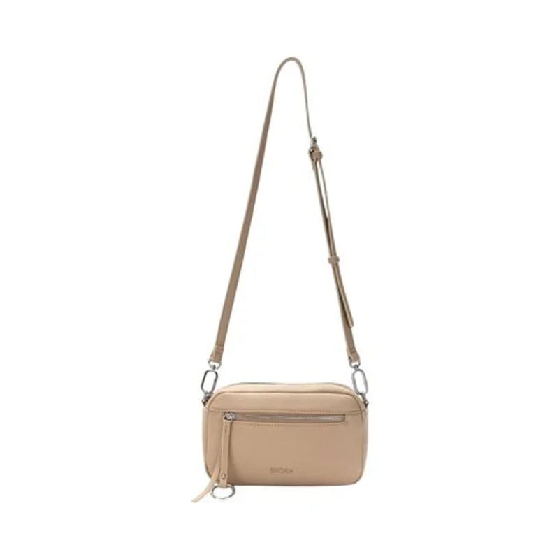 Cartera Bandolera PU Carranza Arena 25x18x9 cm Skora - 47946