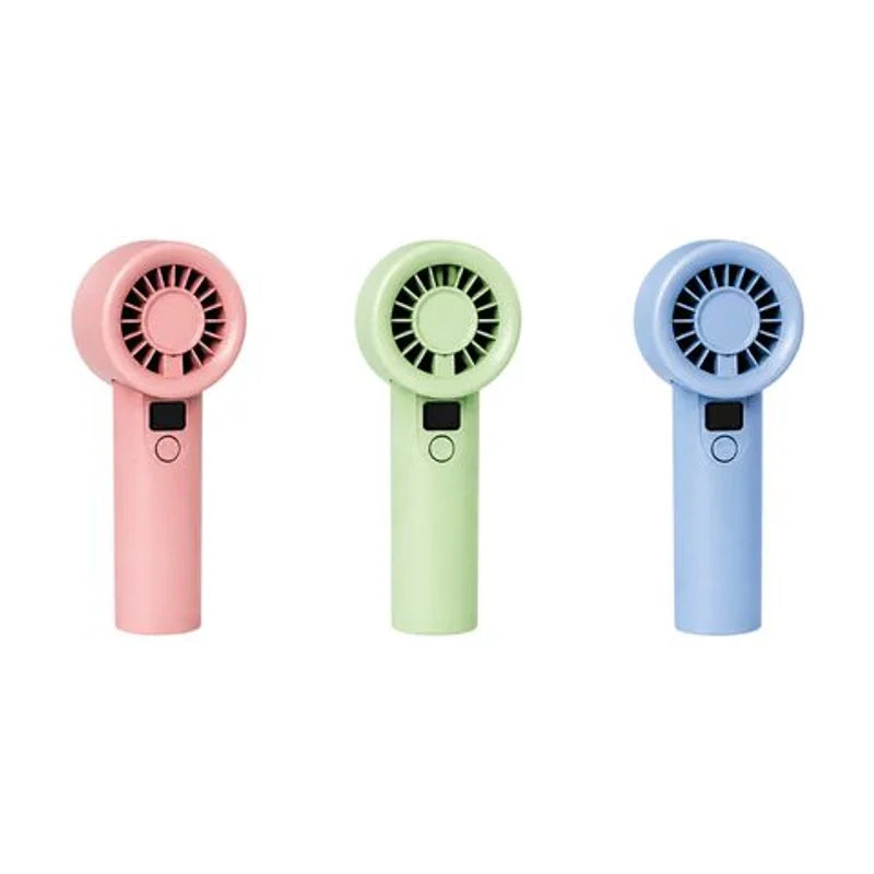 Ventilador De Mano Carga USB 16,3 X 6,4 Cm Colores Surtidos