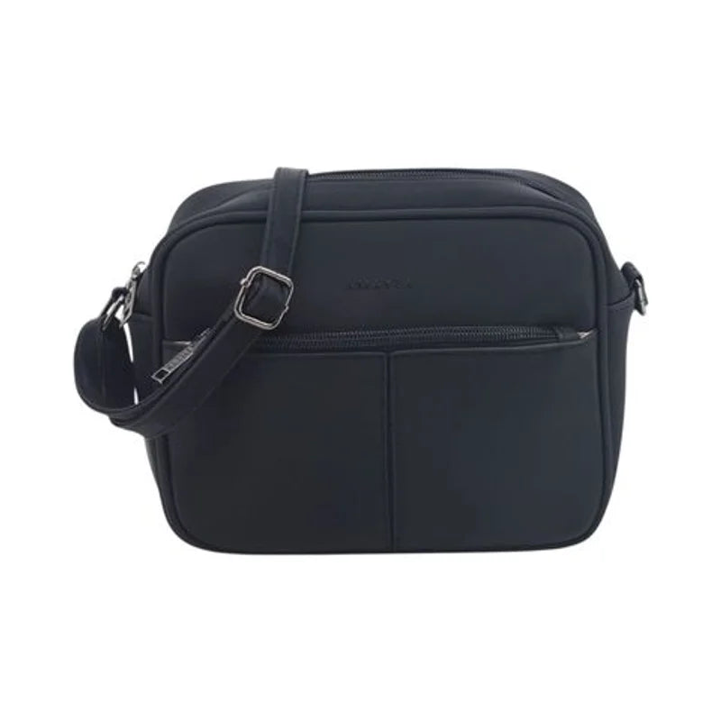 Cartera Bandolera PU Negra 20x17x6 cm Amayra - 67.5400100